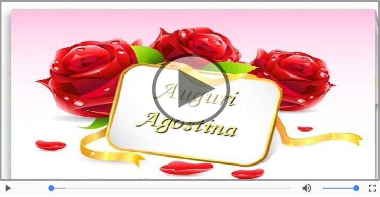 Tanti auguri, Agostina!