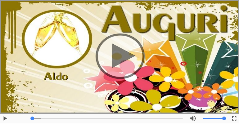 Tanti auguri Aldo!
