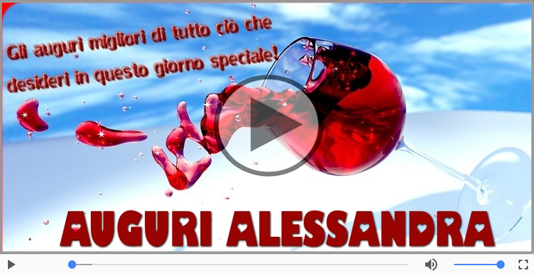 Tanti auguri Alessandra!
