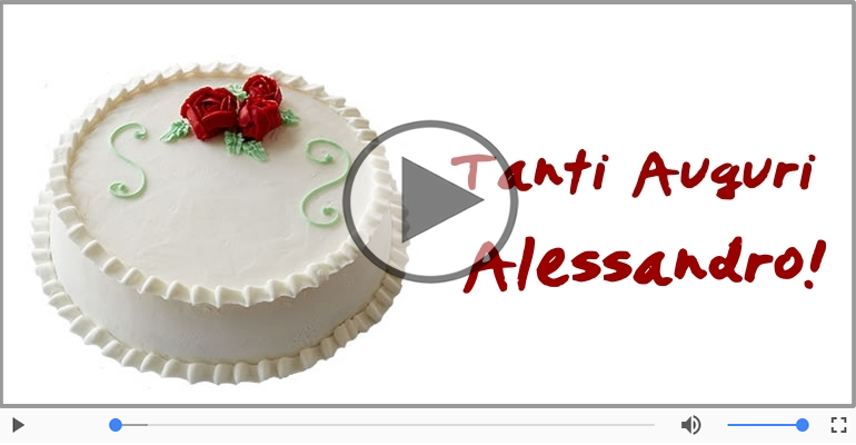 Tanti auguri, Alessandro!