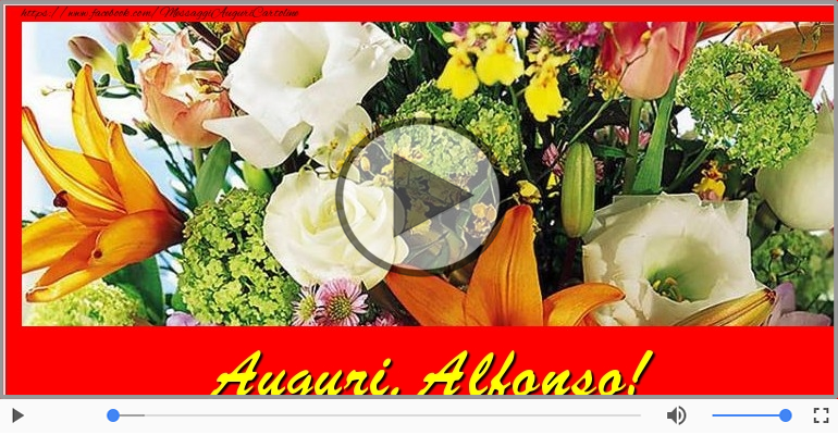 Tanti Auguri di Buon Compleanno Alfonso!