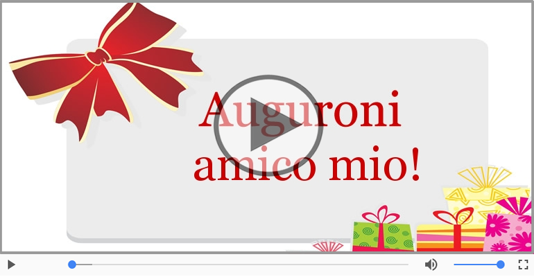 Tanti auguri, amico mio!