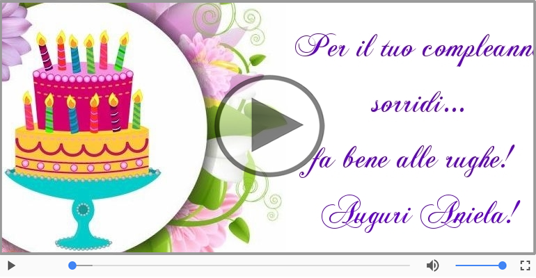 Tanti auguri a te Aniela!