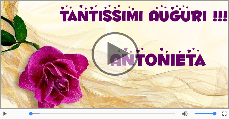 Tanti auguri a te Antonieta!