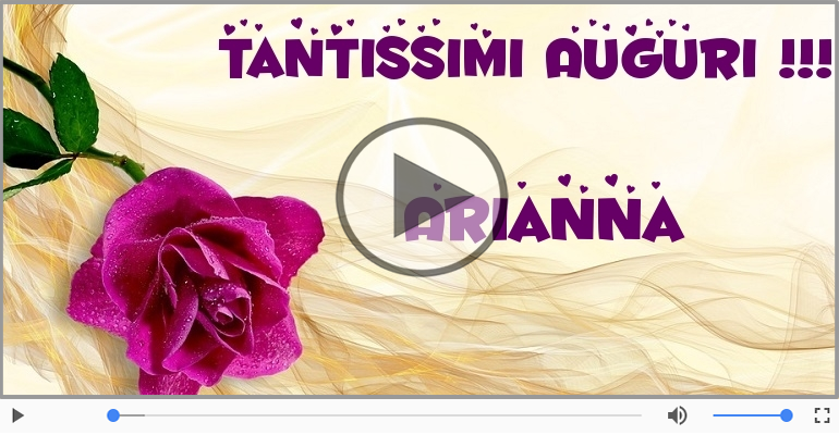Tanti auguri, Arianna!
