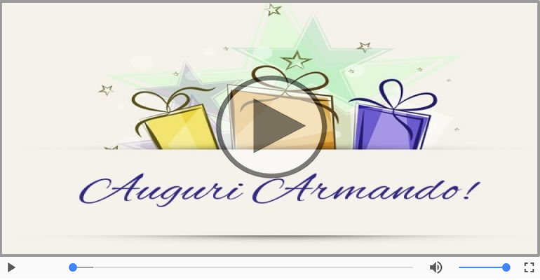 Tanti auguri a te Armando!