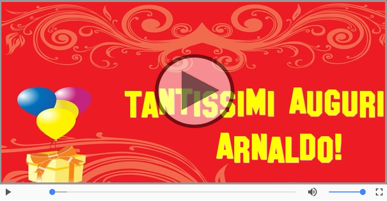 Tanti auguri a te Arnaldo!