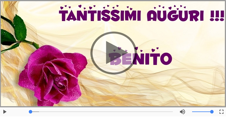 Tanti auguri a te Benito!
