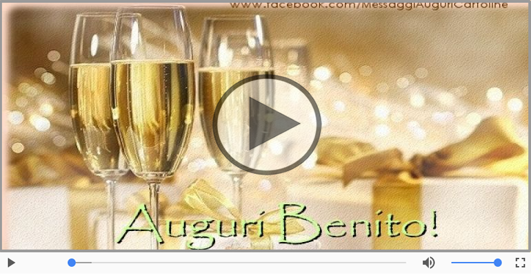 Tanti auguri Benito!