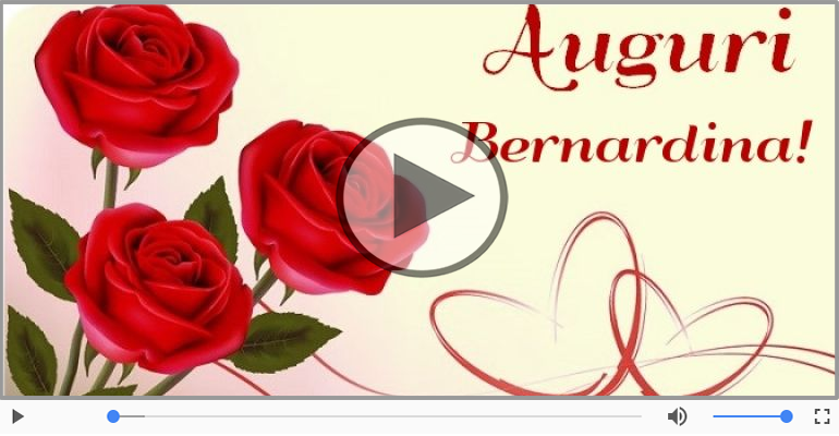 Tanti auguri Bernardina!