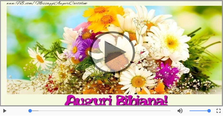Tanti Auguri di Buon Compleanno Bibiana!