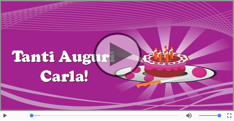 Tanti auguri, Carla!