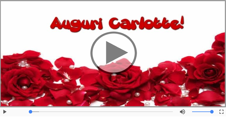Tanti auguri a te Carlotte!