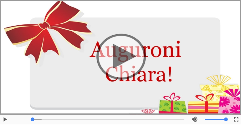 Tanti auguri a te Chiara!