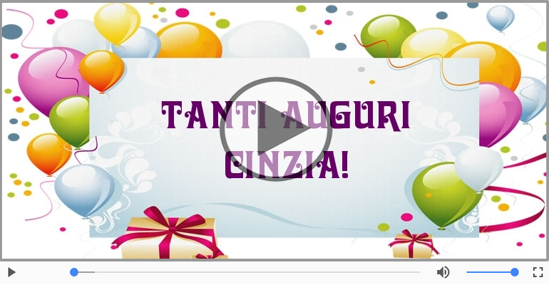 Tanti auguri a te Cinzia!