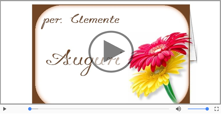 Tanti Auguri di Buon Compleanno Clemente!