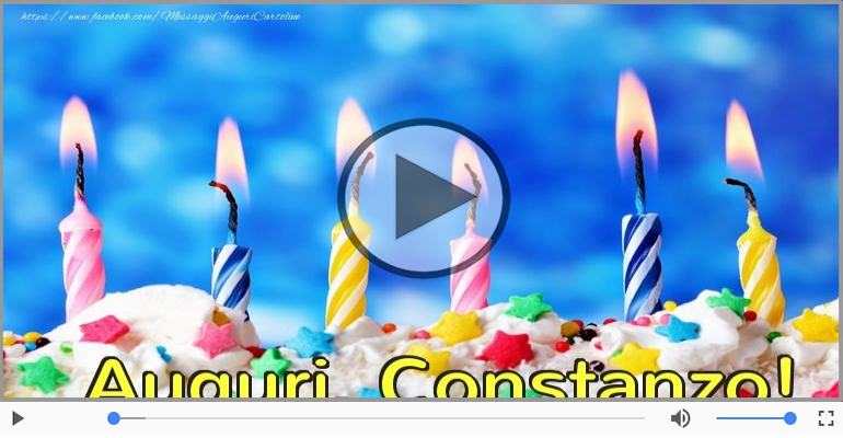 Tanti auguri a te Constanzo!