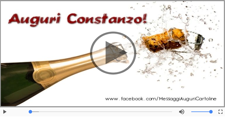 Tanti auguri Constanzo!