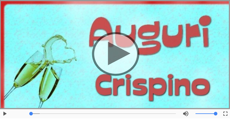 Tanti Auguri di Buon Compleanno Crispino!