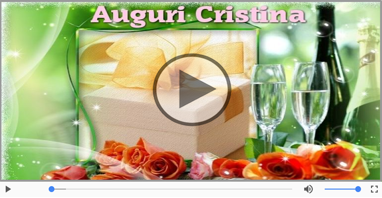 Tanti auguri a te Cristina!