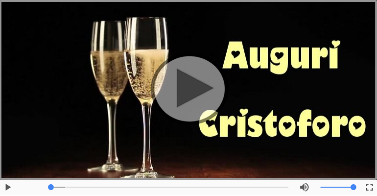 Tanti auguri, Cristoforo!