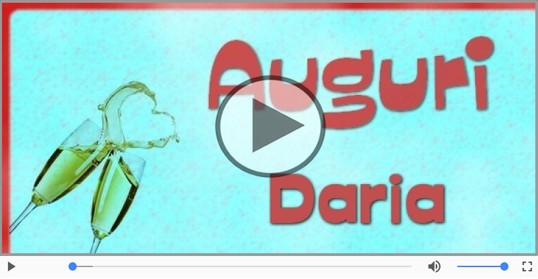 Tanti auguri Daria!