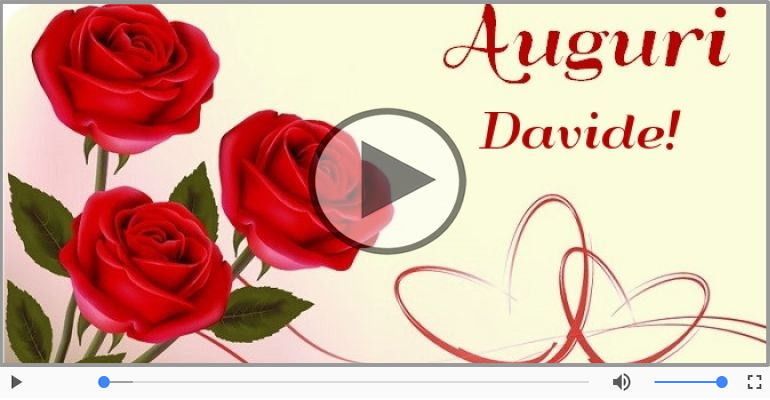 Tanti Auguri di Buon Compleanno Davide!