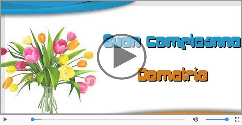 Tanti auguri a te Demetrio!