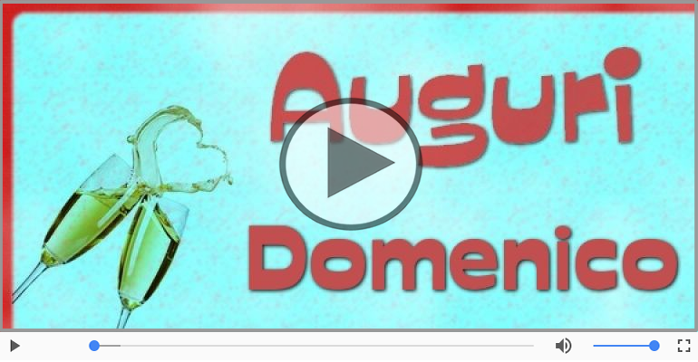 Tanti auguri, Domenico!