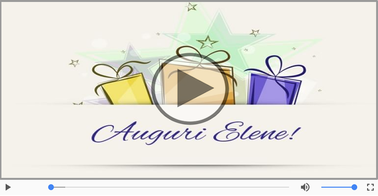 Tanti auguri, Elene!