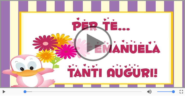 Tanti Auguri di Buon Compleanno Emanuela!