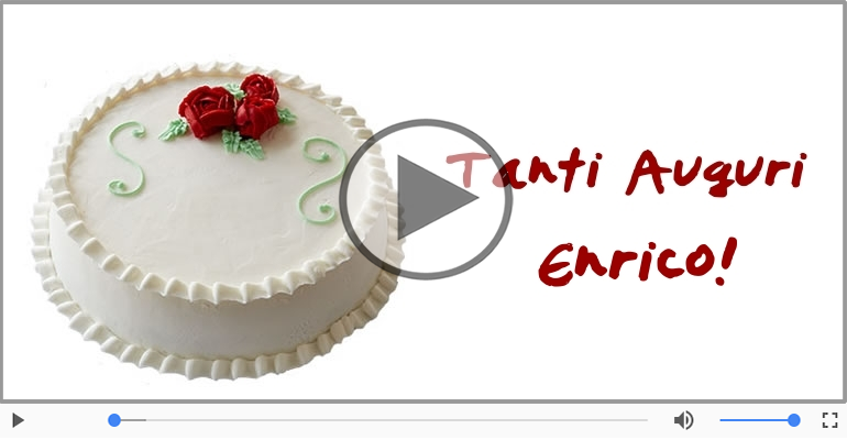Tanti auguri, Enrico!