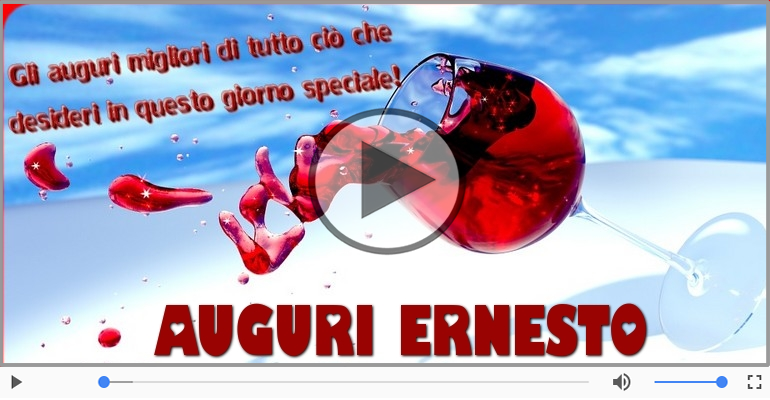 Tanti auguri, Ernesto!