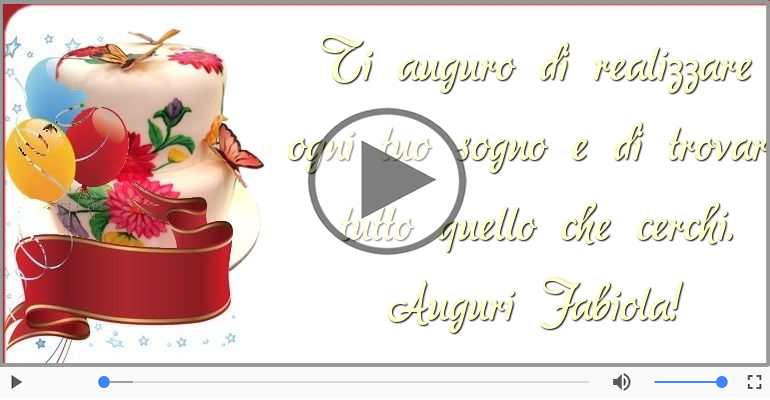 Tanti Auguri di Buon Compleanno Fabiola!