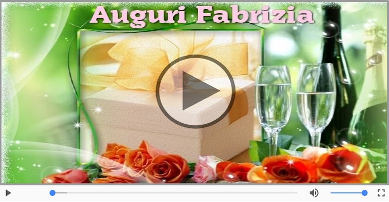 Tanti auguri Fabrizia!
