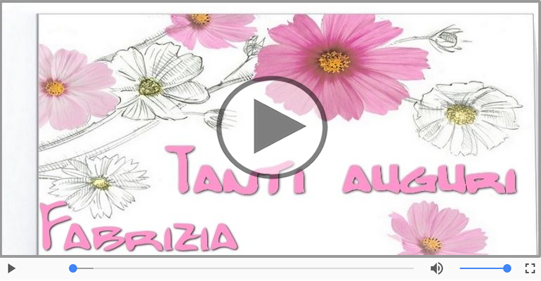 Tanti auguri, Fabrizia!