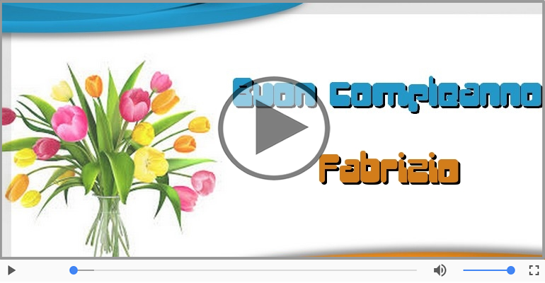 Tanti auguri Fabrizio!