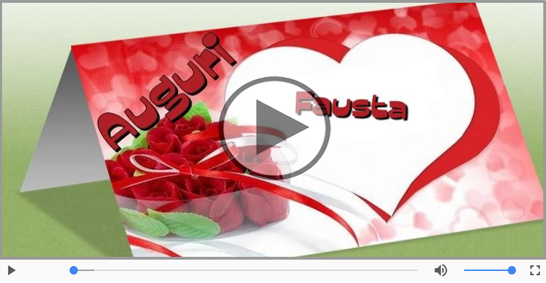 Tanti Auguri di Buon Compleanno Fausta!