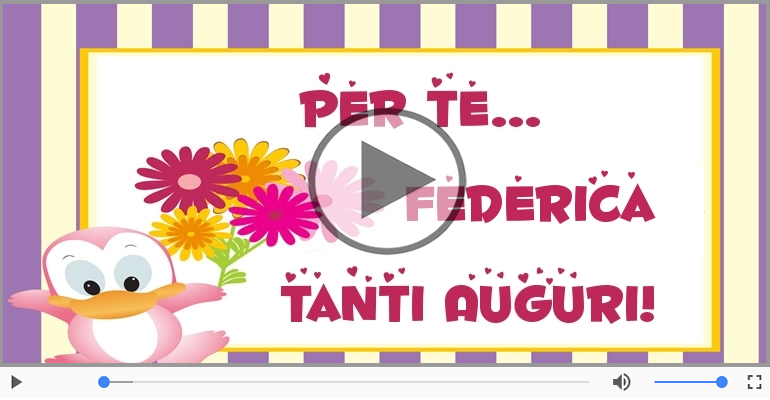 Tanti auguri a te Federica!