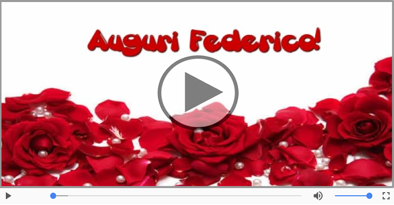 Tanti Auguri di Buon Compleanno Federico!