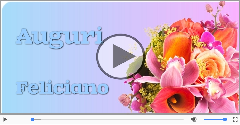 Tanti Auguri di Buon Compleanno Feliciano!