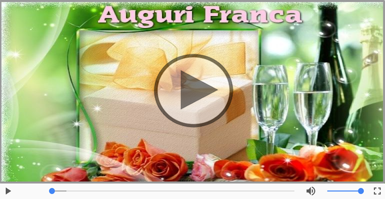 Tanti auguri Franca!