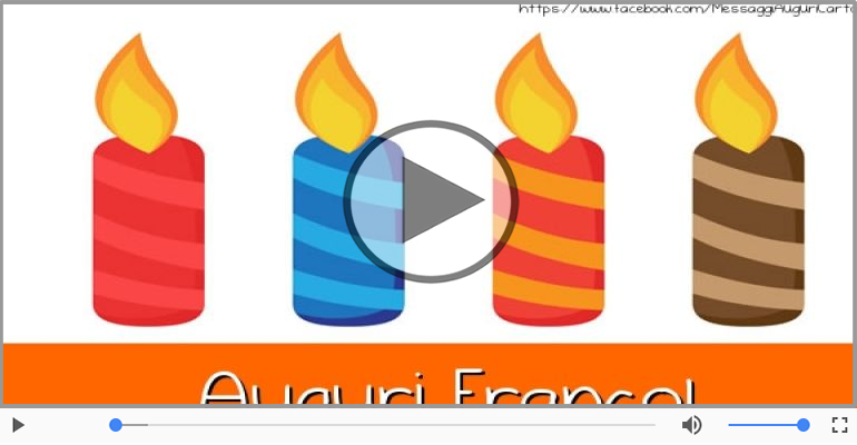 Tanti auguri, Franco!