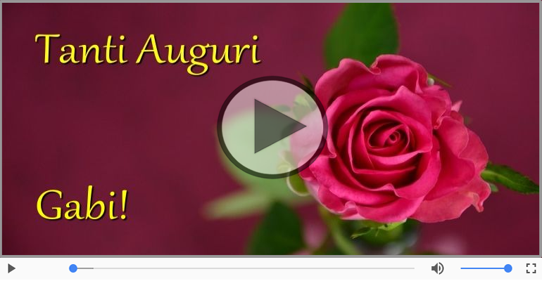 Tanti auguri a te Gabi!