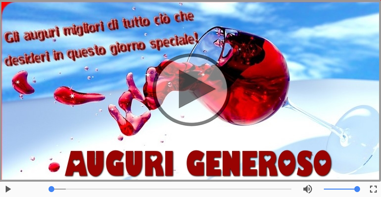 Tanti auguri a te Generoso!
