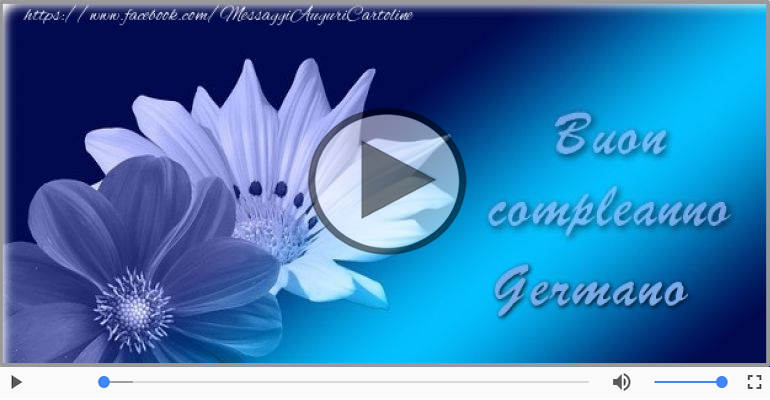 Tanti auguri, Germano!