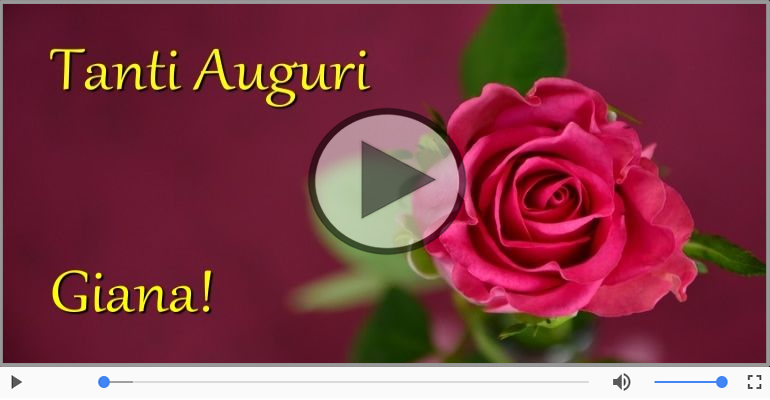 Tanti auguri a te Giana!