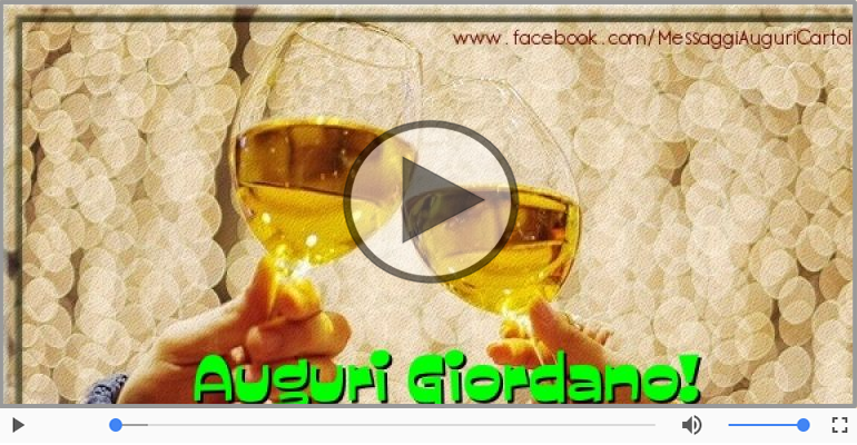 Tanti auguri, Giordano!
