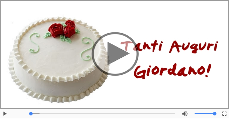Tanti auguri Giordano!