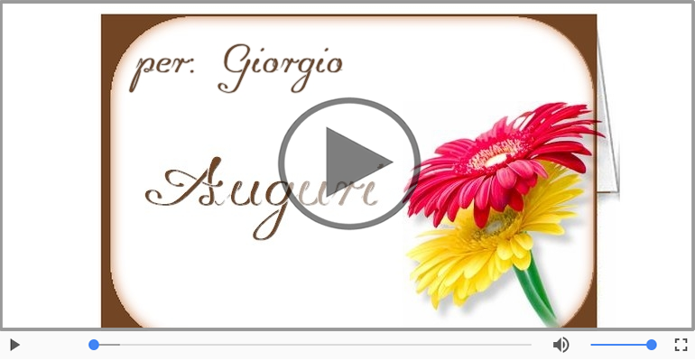 Tanti Auguri di Buon Compleanno Giorgio!